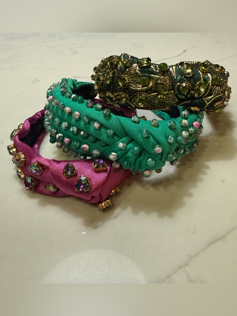 Embellished Beaded Headband Set La Bella Breanna Cannon